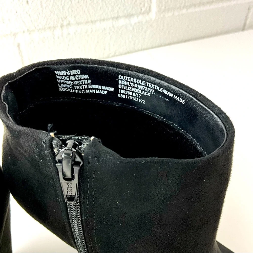 APT. 9 Black Bootie heel Size‎ 6M